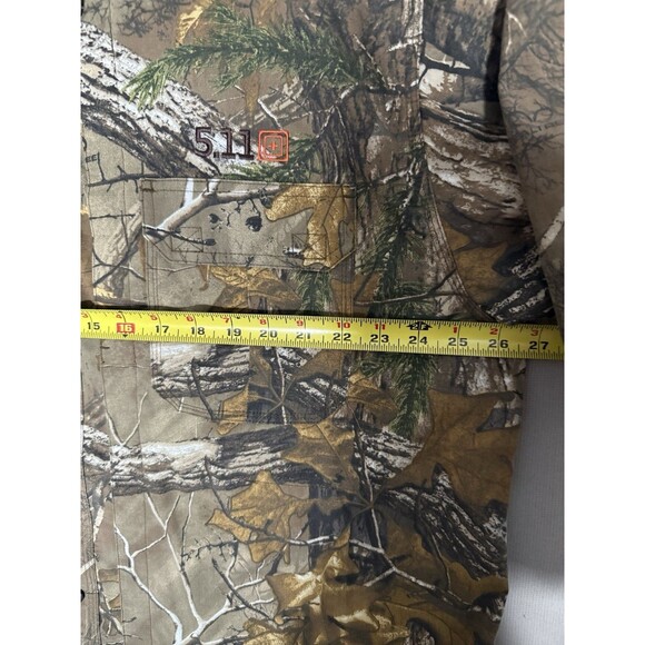 5.11 Tactical Button Down XL Shirt Camo Short Sleeve Vented Hunting Fishing - Picture 5 of 8